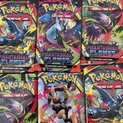 Pokemon TCG Mega Evolution Phantasmal Flames Packs 7 Pak Lot Brand New Very HOT - Image 3