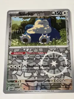 Snorlax 143/165 Reverse Holo SV: Scarlet & Violet 151 NM English Pokemon - Image 2