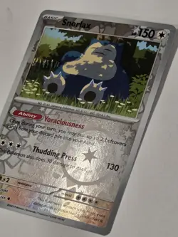 Snorlax 143/165 Reverse Holo SV: Scarlet & Violet 151 NM English Pokemon - Image 3