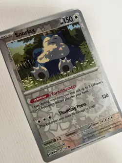 Snorlax 143/165 Reverse Holo SV: Scarlet & Violet 151 NM English Pokemon - Image 4