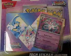Pokemon TCG Prismatic Evolutions Tech Sticker Collection - Sylveon ✨ - Image 2