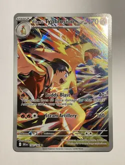 Pokemon TCG Ethan's Typhlosion 190/182 DRI Full Art Rare Holo 170 HP - Image 1