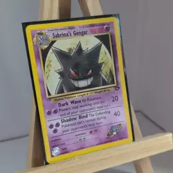 Sabrina's Gengar 29/132 Holo Rare Gym Challenge 90 HP English WOTC 2000 - Image 3