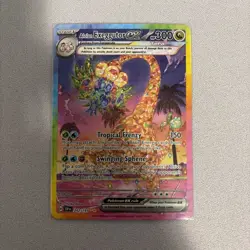 Pokemon TCG Alolan Exeggutor EX 242/191 Scarlet & Violet Surging Sparks NM - Image 1