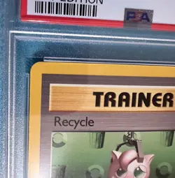 1999 POKEMON FOSSIL 1ST EDITION - #61 RECYCLE PSA 9 - Image 4
