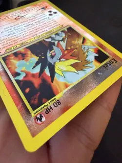 Pokemon TCG ENTEI (#34/53) Wotc Promo Vtg 2001 Reverse Holo Swirl 🌀 NM - Image 2