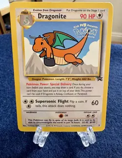 Dragonite Pokemon The First Movie 1999 Wizards of the Coast Black Star Promo #5 - Image 1