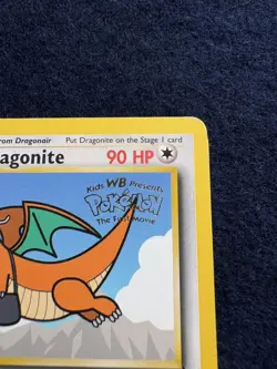 Dragonite Pokemon The First Movie 1999 Wizards of the Coast Black Star Promo #5 - Image 4