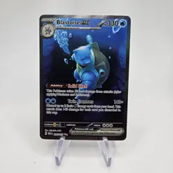 2023 pokemon 151 blastoise ex 200/165 - Image 1