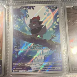 Pokemon Company Zorua Illustration Rare Holo 142/086 Sv White Flare 70 HP Eng - Image 1
