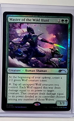 2023 MTG Magic the Gathering SLD Secret Lair Foil #1249 Master of the Wild Hunt - Image 1