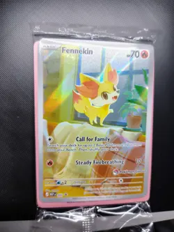 Fennekin Pokemon Center Stamp Sealed 080 Mega Evolutions Promo NM - Image 2