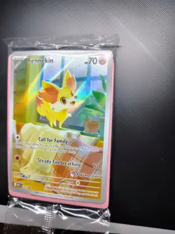 Fennekin Pokemon Center Stamp Sealed 080 Mega Evolutions Promo NM - Image 3