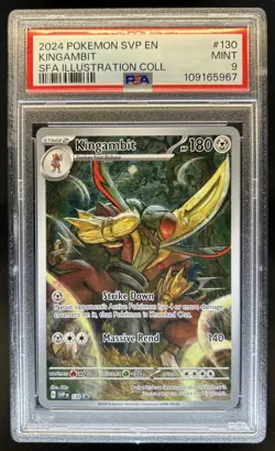 2024 Pokemon SV Black Star Promos Kingambit #130 PSA 9 - Image 1