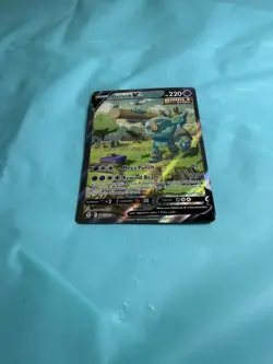 Pokemon Golurk V 182/203 Ultra Rare Holo Full Art Evolving Skies English 2021 - Image 5
