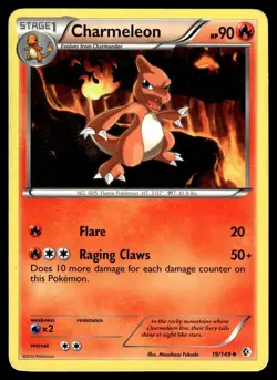 Charmeleon 19/149 Uncommon Boundaries Crossed Pokemon HP - Image 1