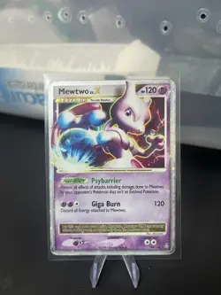 Pokemon TCG Mewtwo LV.X 144/146 Legends Awakened Ultra Rare Holo 120 HP - Image 1