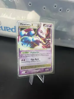 Pokemon TCG Mewtwo LV.X 144/146 Legends Awakened Ultra Rare Holo 120 HP - Image 2