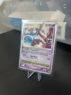 Pokemon TCG Mewtwo LV.X 144/146 Legends Awakened Ultra Rare Holo 120 HP - Image 3