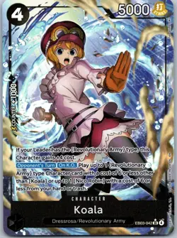 Koala (Alternate Art) SR Extra Booster: One Piece Heroines Edition EB03-042 NM - Image 1