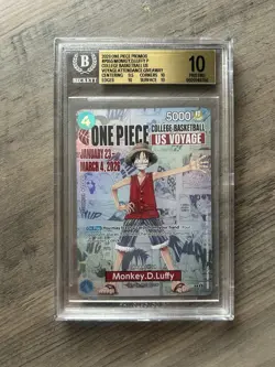 2026 One Piece Luffy College Basketball Promo - BGS 10 - Image 1