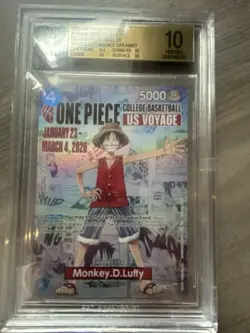 2026 One Piece Luffy College Basketball Promo - BGS 10 - Image 4