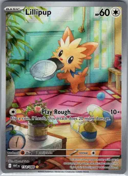 Lillipup 154/086 SV: White Flare - Pokemon Card - NM - Image 1