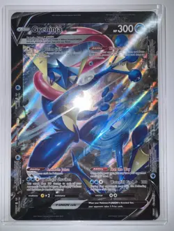JUMBO Greninja V Union Oversized Card SWSH155 Black Star Promo Pokemon TCG - NM - Image 1