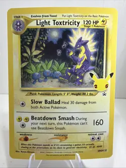 Light Toxtricity SWSH137 SWSH: Sword & Shield Promo Cards Holo - Image 2