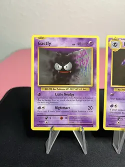 Gastly 47/108 & Haunter 48/108 Pokemon XY Evolutions - 2016 Trading Cards - MINT - Image 2