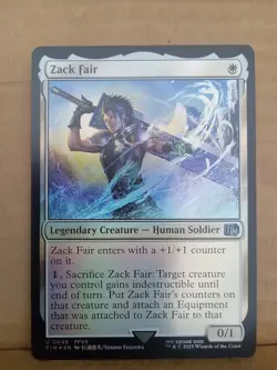 Zack Fair Uncommon Foil NM Final Fantasy MTG Magic The Gathering MINT!! - Image 1