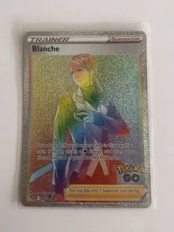Pokemon Card Blanche 082/078 Secret Rainbow Rare Pokemon GO - Image 1