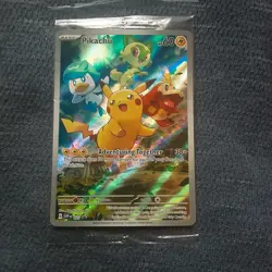 Pikachu 027 Sv: Scarlet & Violet Promo Cards Holo Sealed!!! - Image 1