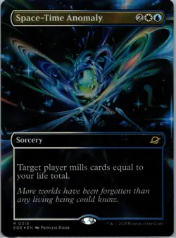 Edge of Eternities #315 Space-Time Anomaly (Borderless) Foil - Image 1