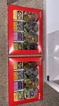 NEW Pokemon 4 Mini Tins 4 Promo Cards Bundle 151 LOT OF 2 Sam's Club IN HAND 2X - Image 1