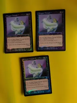 Maggot Therapy x3 . Enchant creature Mercadian Masques FOIL MTG Card - Image 1