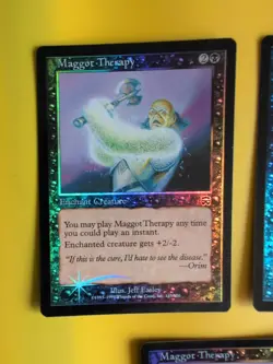 Maggot Therapy x3 . Enchant creature Mercadian Masques FOIL MTG Card - Image 2