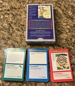 Visual Brainstorms 2 The Smart Thinking Game Binary Arts 100 Cards Pre-Owned - Image 3