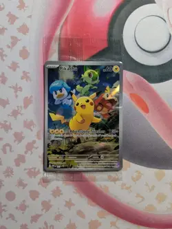 Pikachu 027 Sv: Scarlet & Violet Promo Cards Holo Sealed - Image 1