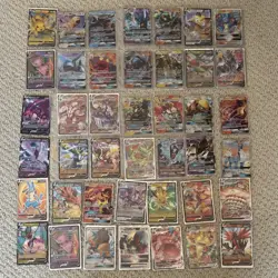 Pokemon TCG Ultra Rare GX EX Tag Team Holo Lot 42 Cards English Pikachu Mew - Image 1