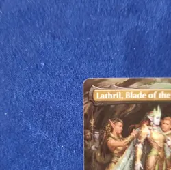 MTG Lathril Blade of the Elves Borderless 0349 Foundations NM Regular Full Art - Image 2