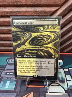 Turbulent Moor (Extended Art) Commander: Secrets of Strixhaven Regular - Image 1