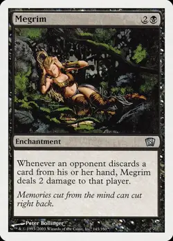 1x Megrim NM Eng MTG - Eighth Edition - Image 1