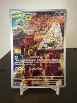 Pokemon Drowzee 210/198 Illustration Rare Full Art Holo SV01 Base Set - Image 1