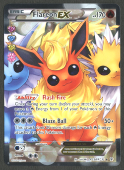 Pokemon TCG: Flareon EX RC28/RC32 Generations: Radiant Collection - Image 1