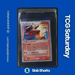 2005 POKEMON EX UNSEEN FORCES #110/115 TYPHLOSION EX HOLO ITALIAN - Image 1