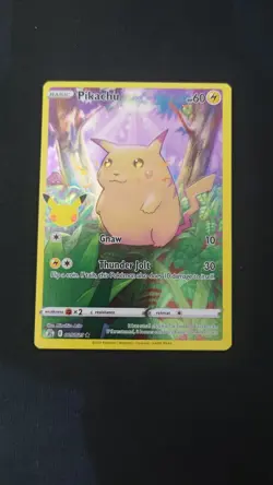 Pikachu Celebrations 005/025 Full Art Rare Mint Condition Pokemon TCG - Image 3