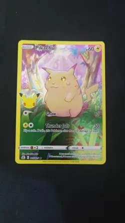 Pikachu Celebrations 005/025 Full Art Rare Mint Condition Pokemon TCG - Image 5