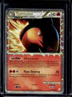 2010 Pokemon HeartGold & SoulSilver Typhlosion #110/123 - Image 1