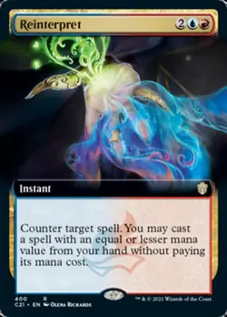Reinterpret (Extended) [Commander 2021] Magic MTG - Image 1